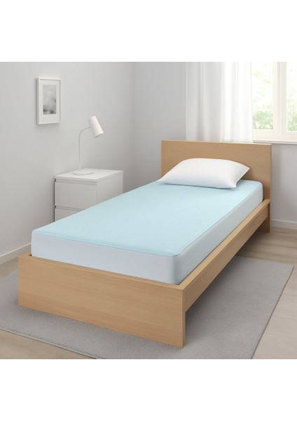 Hargınst Alez 90 x 200 cm Açık Mavi Yıkanabilir Yatak Koruyucu fırsatları