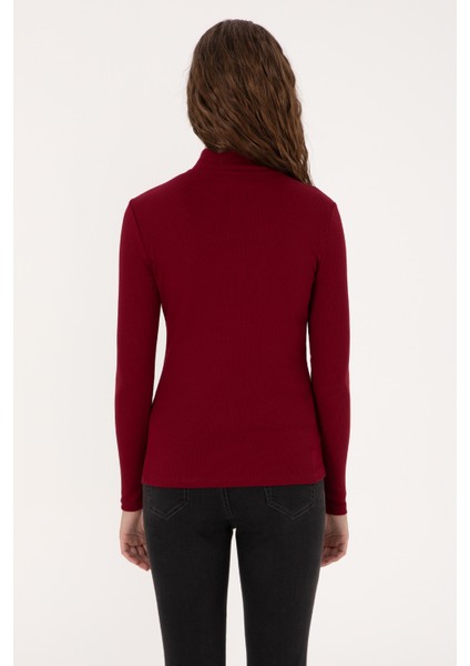 Kadın Bordo Sweatshirt 50313564-VR014 indirimleri