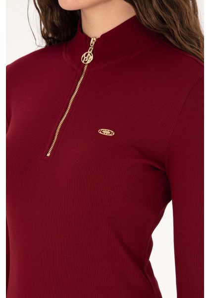 Kadın Bordo Sweatshirt 50313564-VR014