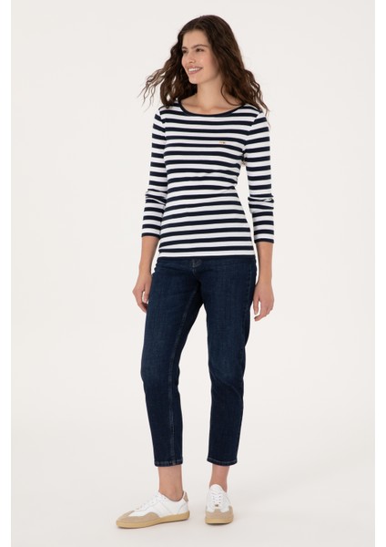 Kadın Lacivert Sweatshirt 50314203-VR033 fırsatları