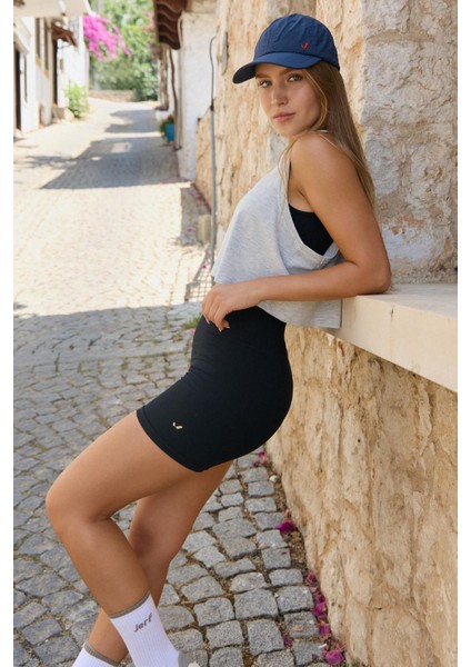 Aura Crop Atlet Gri Melanj indirimleri
