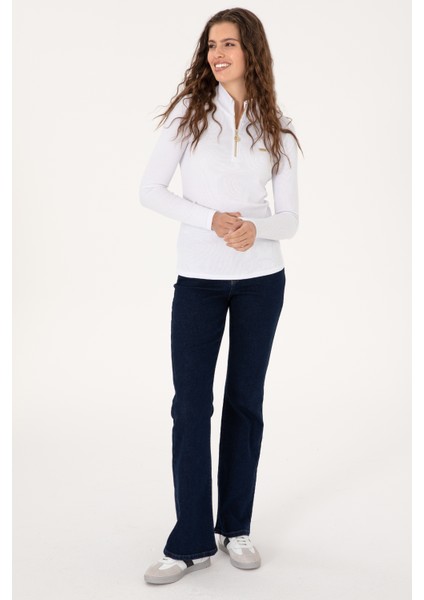 Kadın Beyaz Sweatshirt 50313564-VR013 fırsatları