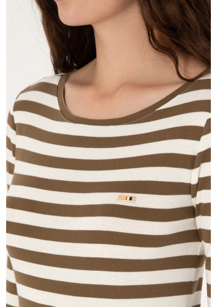 Kadın Haki Sweatshirt 50314203-VR027