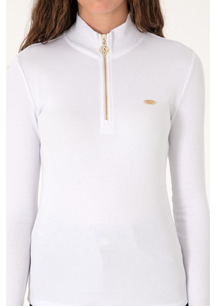 Kadın Beyaz Sweatshirt 50313564-VR013
