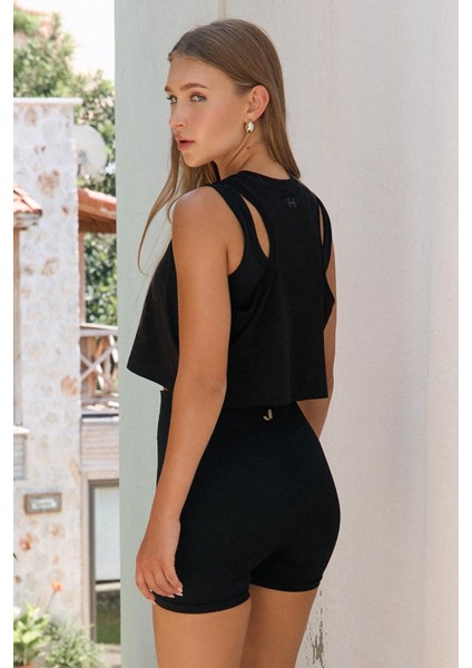 Aura Crop Atlet Siyah fırsatları