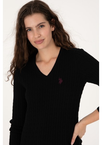 Kadın Siyah Kazak /triko 50313625-VR046 fiyatları