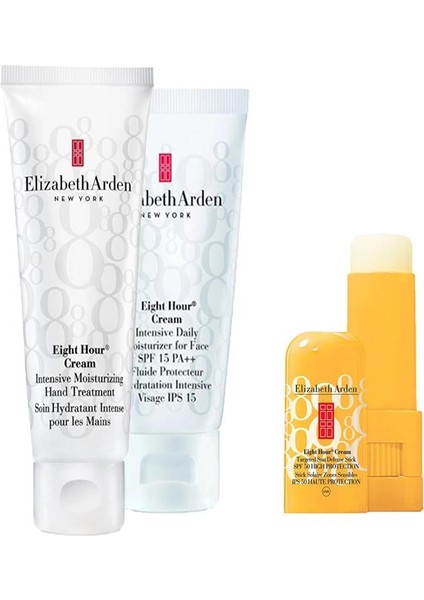 Eight Hour Nemlendirici Krem 3lü Set