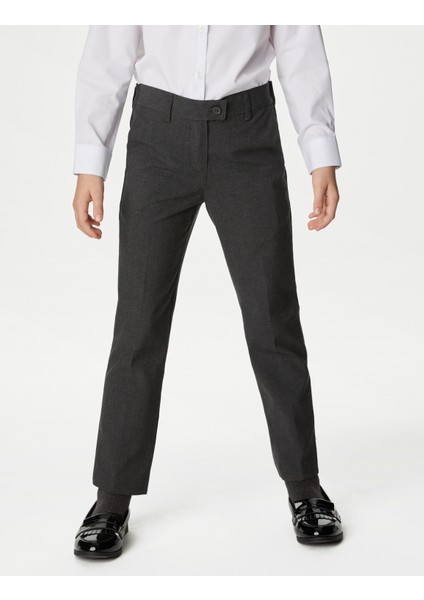 2'li Slim Fit Okul Pantolonu (2-18 Yaş) modelleri