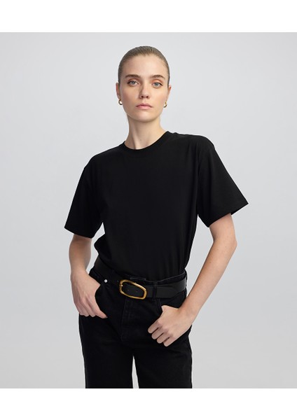 Bisiklet Yaka Basic Tişört IS1250070110001