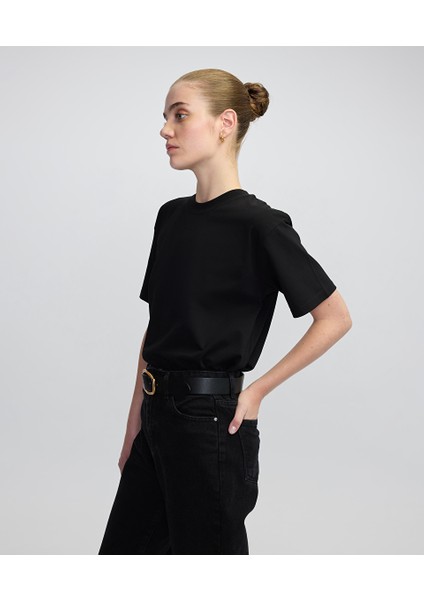 Bisiklet Yaka Basic Tişört IS1250070110001 fiyatları