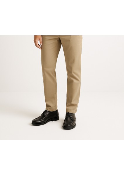 GR0333 Hakiki Vidala Deri Ortopedik Poli Taban Küçük Numara 38 Numara Erkek Günlük Ayakkabı