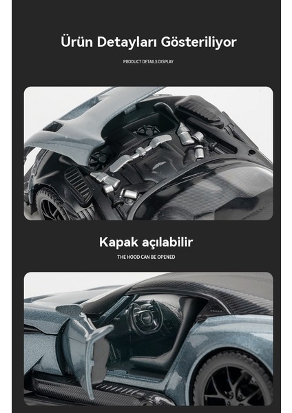1:32 Aston Martin Vulcan Alaşımlı Araba Model Seti (Yurt Dışından) modelleri