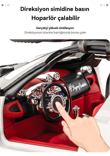 1:24 Pagani Sprey Alaşımlı Araba Modeli Spor Araba Süsleme (Yurt Dışından) modelleri