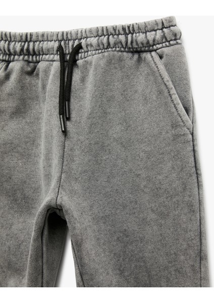 Pamuklu Şardonlu Beli Lastikli Cep Detaylı Jogger Eşofman Altı modelleri