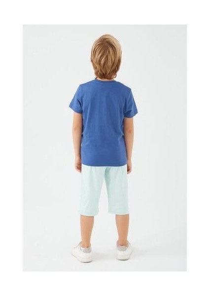Whats Up Doc Açık Mavi Erkek Çocuk Kapri Takım modelleri