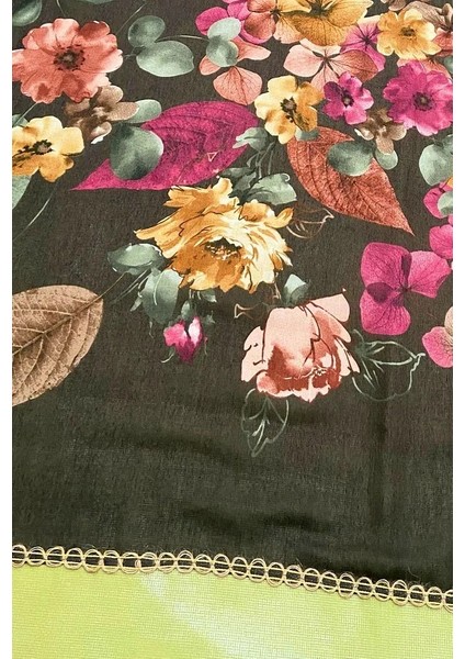 Yeşil Siyah Vintage Boho Tarz Masa Örtüsü indirimleri