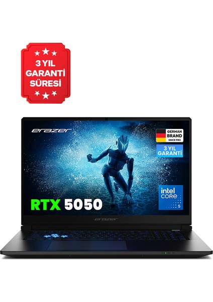 Scout 17 E1 MD600006 Intel Ultra 5 210H 16GB Ram 1tb SSD RTX5050 17" 144Hz Fhd IPS Freedos Oyuncu Laptop