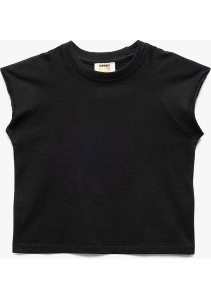 Basic Tişört Kısa Kollu Bisiklet Yaka Pamuklu