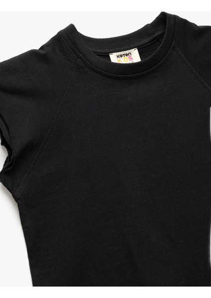 Basic Tişört Kısa Kollu Bisiklet Yaka Pamuklu modelleri