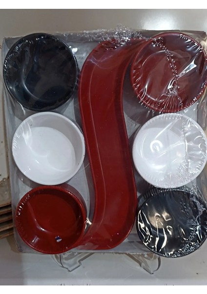 Kahvaltı Çerez Seti 7 Parça Akrilik Royaleks-M11325