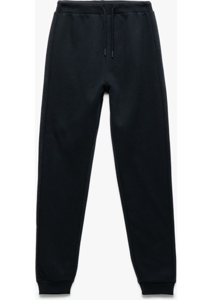 Pamuklu Beli Bağlamalı Şardonlu Basic Jogger Eşofman Altı