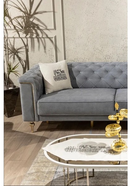 Etnik Hitit Desen El Baskısı Kırlent Kılıfı 2 Li 45X45 cm %100 Organik Hambez Kumaş indirimleri