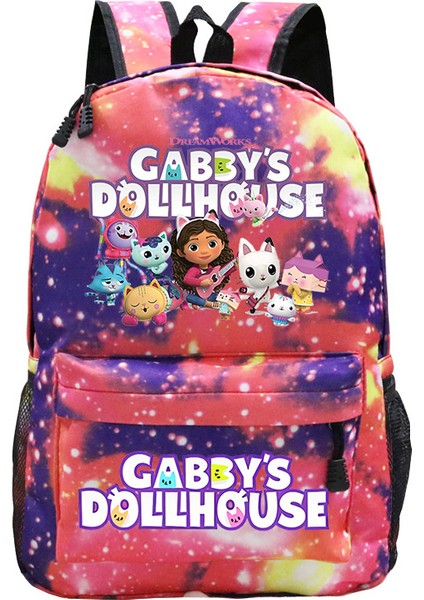 Çizgi Film Animasyonu Gaby'nin Bebek Evi Çevresel Baskı Gündelik Sırt Çantaları (Yurt Dışından)
