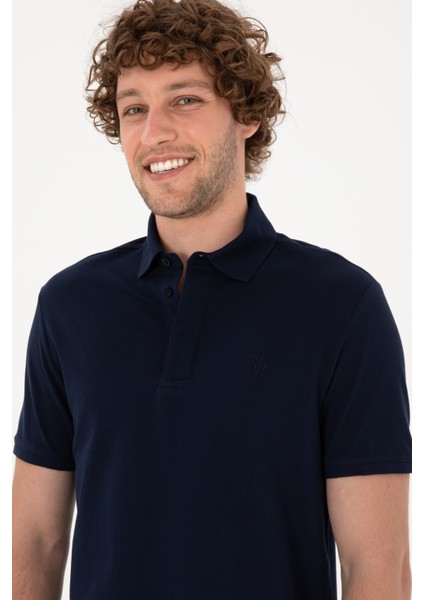 Erkek Lacivert Tişört Basic 50306015-VR033 fiyatları