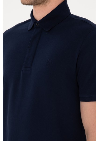 Erkek Lacivert Tişört Basic 50306015-VR033