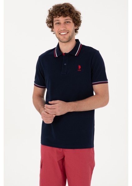 Erkek Lacivert Tişört Basic 50306011-VR033