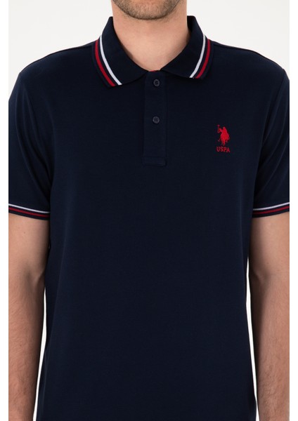 Erkek Lacivert Tişört Basic 50306011-VR033