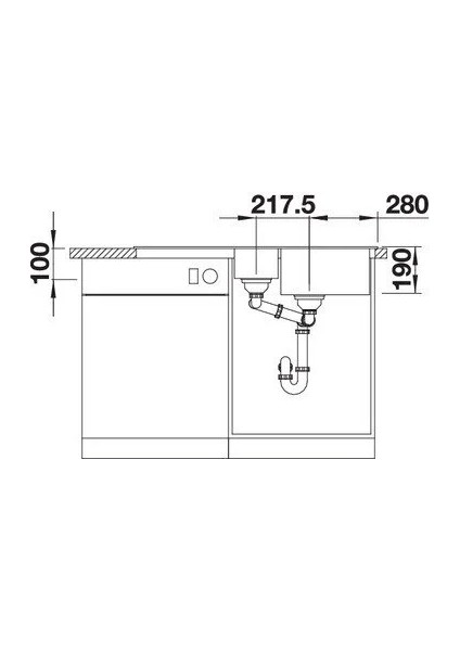 Sona 6 S Volcano Gri Granit Eviye modelleri