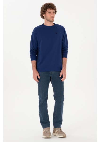 Erkek Indigo Sweatshirt 50313752-VR028 fırsatları