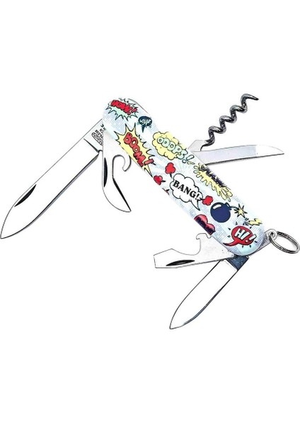 V2010101 Pocket Knife Comics Çizgi Roman Çakı (100-NH-6/AK)
