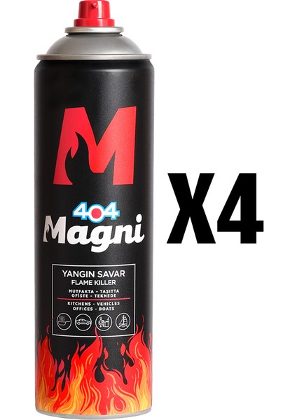 Yangın Söndürücü Sprey 500 ml 4lü fiyatları
