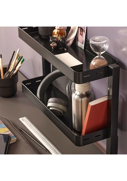 Vattenkar Masaüstü Organizer Siyah 49 x 15 cm Kalemlik ve Depolama Alanı
