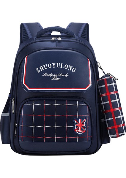 Bir Kalem Çantası Gönderin】 Ilkokul Öğrencileri Okul Çantası Erkek ve Kız Çocukları Bir, Üç, Altı Sınıflar 6-9-12 Yaş Arası Çocukların Yükünü Azaltmak Için Okul Çantası Omuzlar (Yurt Dışından)