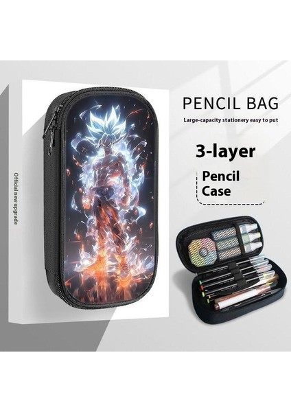 Okul Sezonu Yedi Ejderha Topu Kalem Çantası Goku Çevresel Kırtasiye Kutusu Kalem Çantası Ilkokul Öğrencileri Ortaokul Lise Öğrencileri Çok Fonksiyonlu Kalem Kutusu (Yurt Dışından)