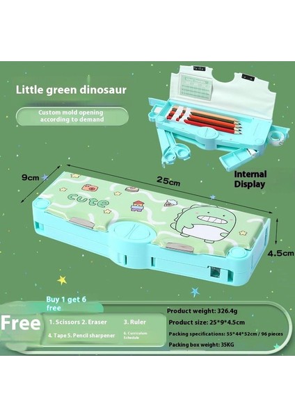 Çok Fonksiyonlu Kırtasiye Kutusu Ilkokul Öğrencileri Sınır Ötesi Dış Ticaret Yüksek Değerli Karikatür Plastik Anaokulu Çocuk Kalem Kutusu (Yurt Dışından)