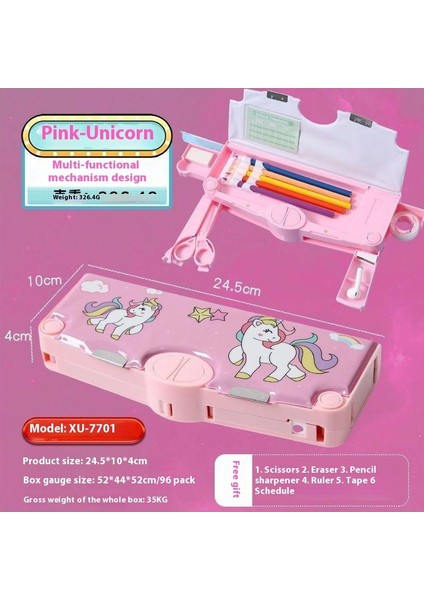 Yaratıcı Astronot Çok Fonksiyonlu Kalem Kutusu Ilkokul Öğrencileri Büyük Kapasiteli Yüksek Değerli Kırtasiye Kutusu (Yurt Dışından)