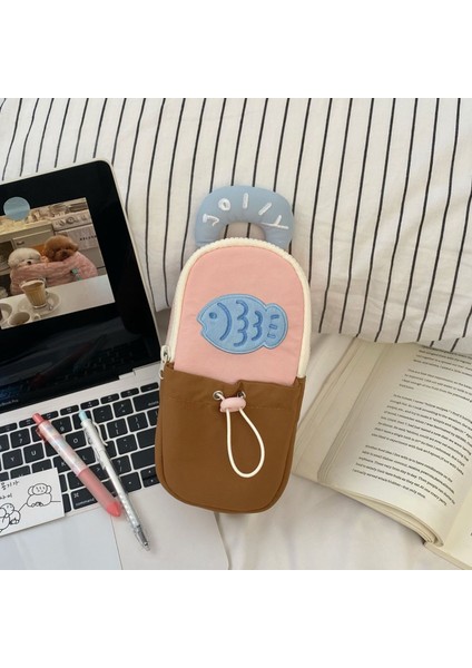 Karikatür El Kalem Çantası Yüksek Değerli Ins Depolama Kalem Çantası Kalem Tutucu Durabilir Lise Öğrencileri Büyük Kapasiteli Kırtasiye Kutusu (Yurt Dışından)