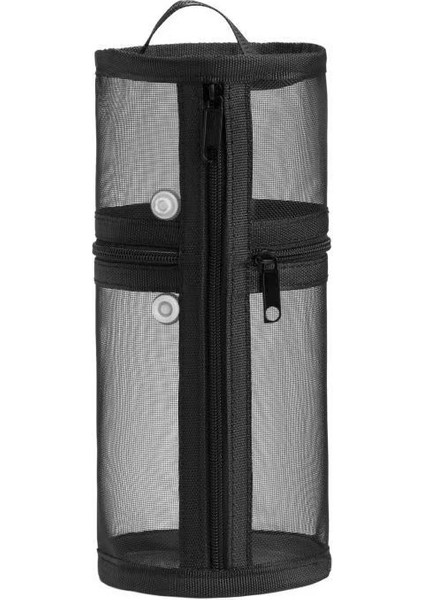 Öğrenciler Için Kalem Kutusu Büyük Kapasiteli Şeffaf Saklama Kırtasiye Kutusu Basit Kalem Varil Tipi Kalem Çantası Örgü Iplik Yüksek Değerli Silindir (Yurt Dışından)