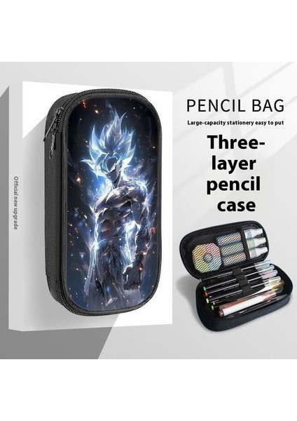 Okul Sezonu Yedi Ejderha Topu Kalem Çantası Goku Çevresel Kırtasiye Kutusu Kalem Çantası Ilkokul Öğrencileri Ortaokul Lise Öğrencileri Çok Fonksiyonlu Kalem Kutusu (Yurt Dışından)