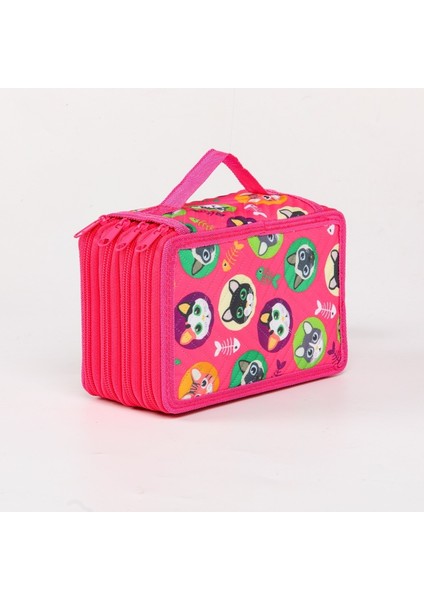 Eskiz Kalem Çantası Delik Büyük Kapasiteli Renkli Kalem Kutusu Kırtasiye Fırçaları Sanat Tırnak Sanat Saklama Çantası 72 Delik (Yurt Dışından)