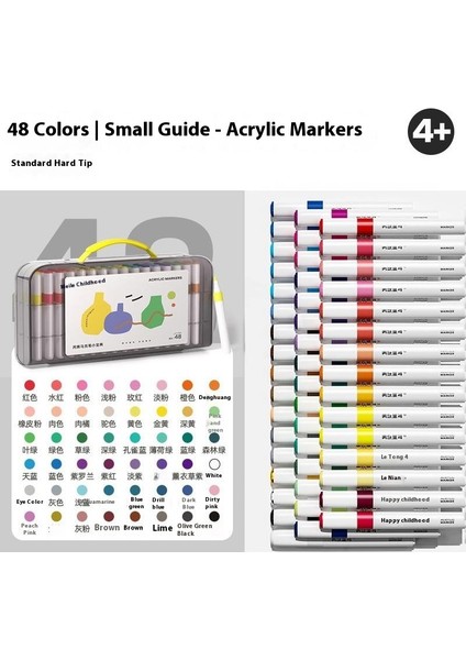 Çocukluk Küçük Hazine Akrilik Işaretleyiciler Ilkokul Öğrencileri Için Sanat Özel Birinci Sınıf Anaokulu Opak Renk Örtüşen Renk (Yurt Dışından)