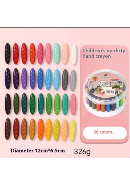 Çocuk Kirli Olmayan Eller Plastik Boya Kalemi Anaokulu Çizim Fıstık Boya Kalemi Boyama Grafiti Yağlı Boya Sopa Öğrenci Kırtasiye (Yurt Dışından)