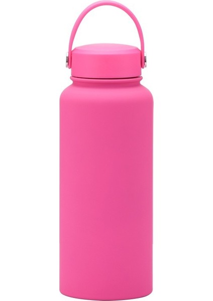 Yeni Büyük Kapasiteli 1l Spor Su Şişesi Paslanmaz Çelik Amerikan Geniş Ağızlı Yalıtım Kabı Taşınabilir Açık Su Dağı Özelleştirilmiş (Yurt Dışından)