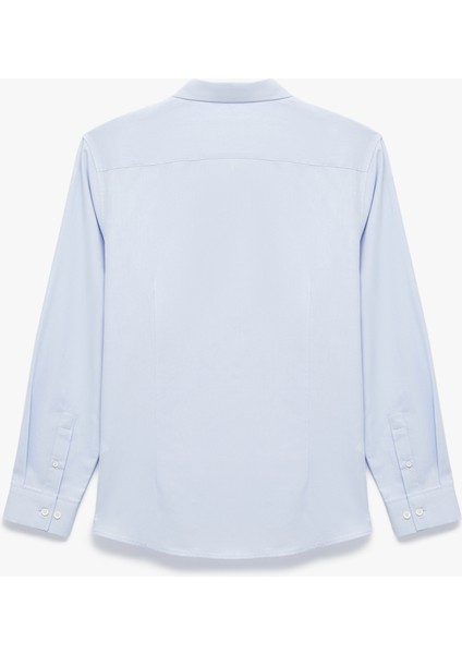 Regular Fit Pamuklu Oxford Uzun Kollu Düğmeli Yaka Gömlek fiyatları