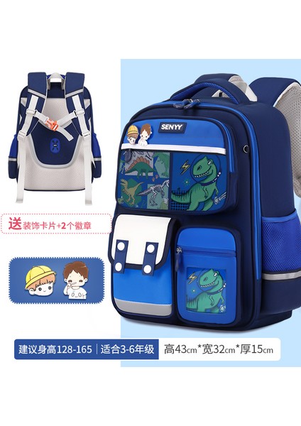 Yeni Ilkokul Öğrencileri Okul Çantası Çocuklar Oxford Kumaş Omuz Çantası Lamine Büyük Kapasiteli Erkek Su Geçirmez Kadın (Yurt Dışından)