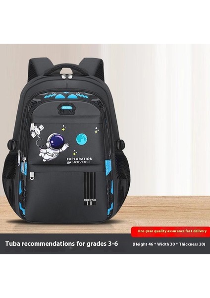Okul Çantası Ilkokul Öğrencileri 1-3-9 Sınıflar Çocuklar Büyük Kapasite Yüksek Değer Ins Uzay Çocuk Omuz Çantası (Yurt Dışından)